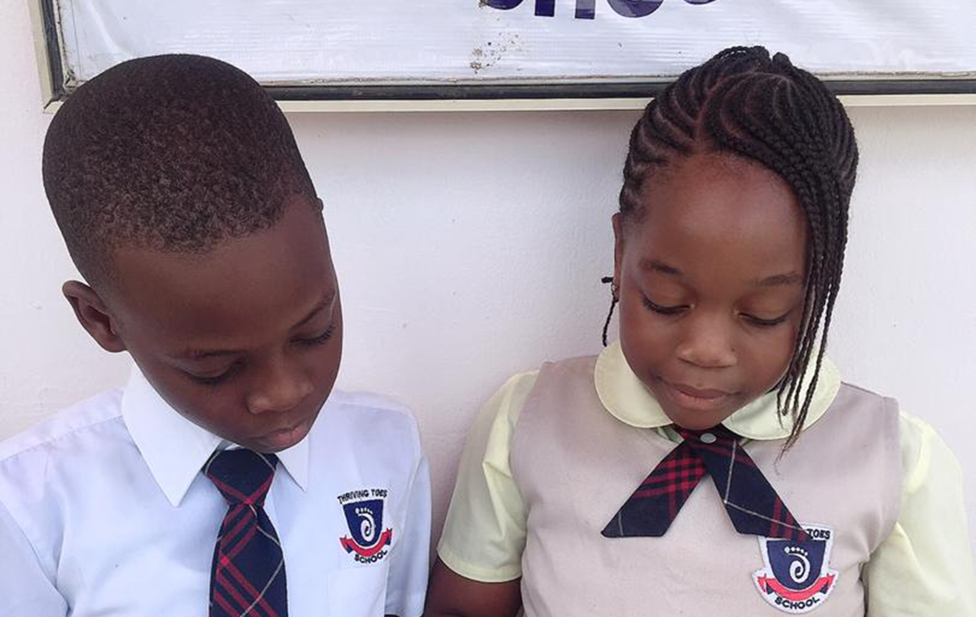Happy pupils in the classroom